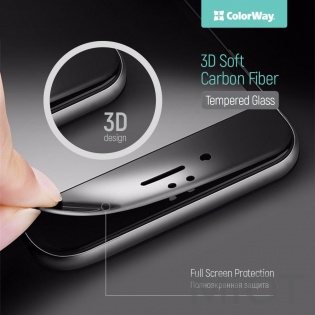 Захисне скло 9H ColorWay soft carbon Xiaomi Redmi 5 Plus Black
