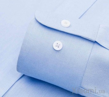 Рубашка Xiaomi Runmi 90 немнущаяся 100% хлопок shirt blue M