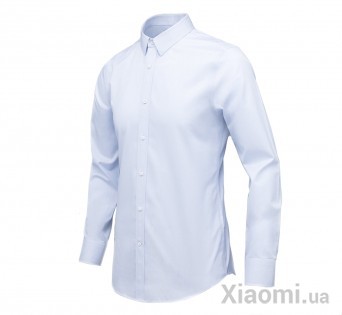 Рубашка Xiaomi Runmi 90 немнущаяся 100% хлопок shirt blue M