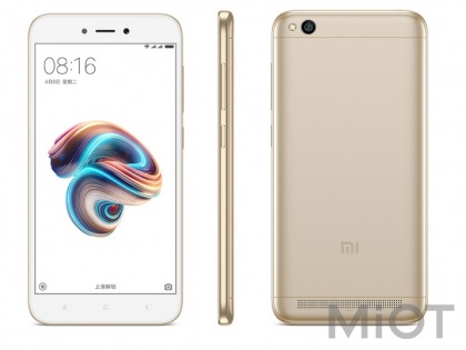 Смартфон Xiaomi Redmi 5A 2/16Gb Gold (Зі складу в Європі)