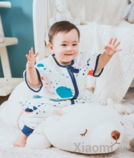 Детский комбинезон Xiaomi Snuggle world Baby Temperature Sleeping Bag D83087 36*80cm 6-24m