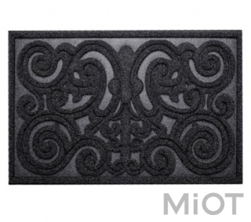 Придверний килимок Xiaomi 77++ Lawn texture Gray Прямокутник 60x90