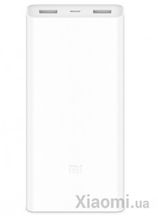 Универсальная батарея Xiaomi Mi power bank 2C 20000mAh White PLM06ZM (Со склада в Европе)