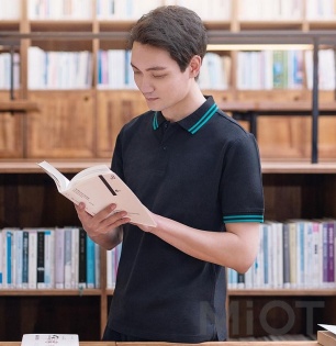 Футболка Xiaomi Runmi 90 Go Fun Classic Lapel Polo Shirt Black L