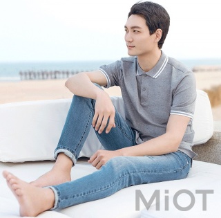 Футболка Xiaomi Runmi 90 Go Fun Classic Lapel Polo Shirt Grey M