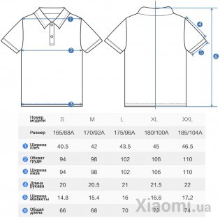 Футболка Xiaomi Runmi 90 Go Fun Classic Lapel Polo Shirt Grey XXL