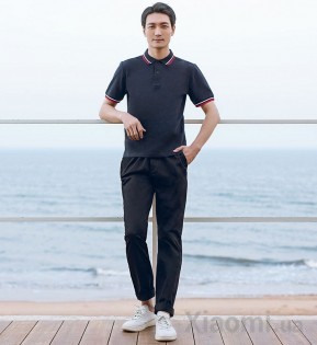 Футболка Xiaomi Runmi 90 Go Fun Classic Lapel Polo Shirt Dark Blue M