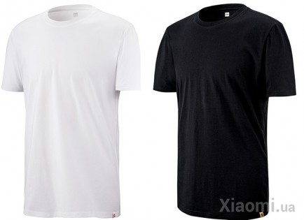 Набор футболок Xiaomi Mi short-sleeved T-shirt (2 pack) Black/White L size FUG5319CN