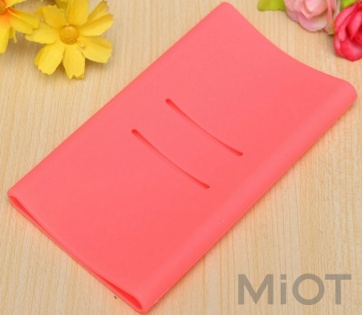 Чохол силіконовий для Мі Powerbank 5000 mAh Red