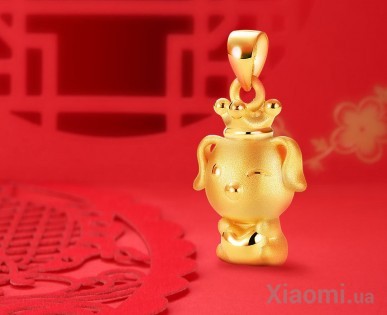 Золотой кулон LuckyMe Mi bunny pendant 1.9g