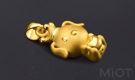 Золотой кулон LuckyMe Mi bunny pendant 1.9g