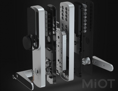 Розумний замок Xiaomi Zelkova Smart Safety Carousel Lock Left-side Black