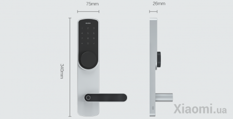 Умный замок Xiaomi Zelkova Smart Safety Carousel Lock Left-side Black