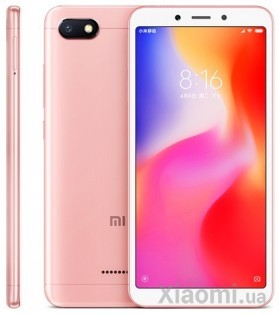 Смартфон Xiaomi Redmi 6A 2/16Gb Rose Gold EU/CE