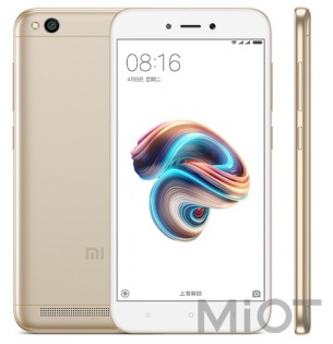 Смартфон Xiaomi Redmi 5A 2/16Gb Gold EU/CE