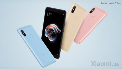 Смартфон Xiaomi Redmi Note 5 3/32Gb Blue (Со склада в Европе)