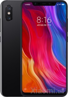 Смартфон Xiaomi Mi 8 6/128Gb Black EU/CE