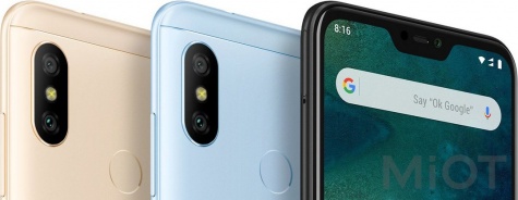 Смартфон Xiaomi Mi A2 Lite 4/64Gb Black EU/CE (Зі складу в Європі)
