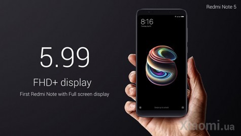 Смартфон Xiaomi Redmi Note 5 4/64Gb Black (Со склада в Европе)