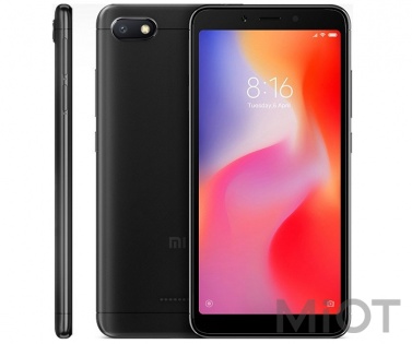 Смартфон Xiaomi Redmi 6A 2/32Gb Black EU/CE