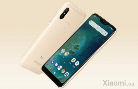 Смартфон Xiaomi Mi A2 Lite 4/64 Gold EU/CE (Со склада в Европе)