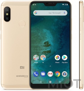 Смартфон Xiaomi Mi A2 Lite 4/64 Gold EU/CE (Зі складу в Європі)