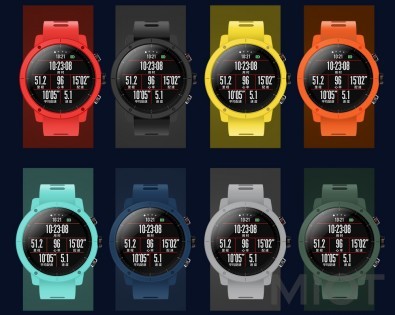 Накладка на годинник і браслет Amazfit Stratos Face cover and Strap Dark Green