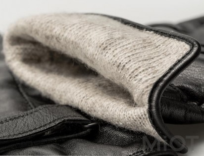 Рукавички шкіряні чоловічі Xiaomi QIMIAN Black size S STW701C