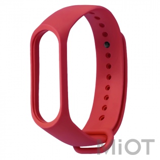 Ремінець для Xiaomi Mi Band 3/4 Dark Red
