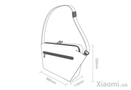 Сумка Xiaomi Runmi 90 Ninetygo Fashionable Postman Bag Blue (Ф03720)