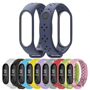 Ремінець для Xiaomi Mi Band 3/4 Sport strap Dark/Blue