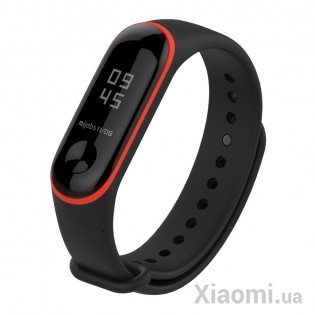 Ремешок для Xiaomi Mi Band 3/4 Black/Orange