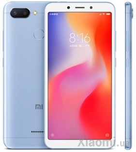 Смартфон Xiaomi Redmi 6 3/64Gb Blue EU/CE (Со склада в Европе)