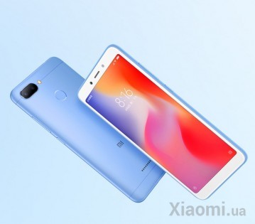 Смартфон Xiaomi Redmi 6 3/64Gb Blue EU/CE (Со склада в Европе)