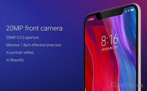 Смартфон Xiaomi Mi 8 Pro 8/128 Black EU/CE