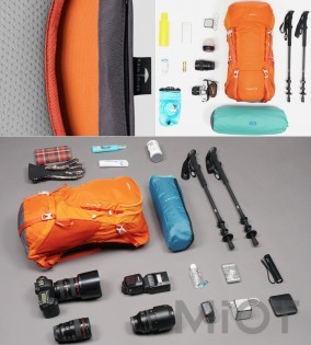 Туристичний рюкзак Xiaomi Early Wind HC Outdoor Mountaineering Bag Orange 50L HW110201