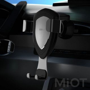 Автомобільне кріплення Xiaomi COOWOO Gravity induction car phone holder T100 Grey