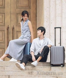 Чемодан Xiaomi Runmi 90 Ninetygo 1A Suitcase 20" Sky Grey (6971732583496)
