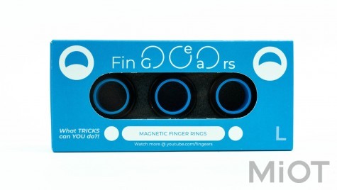 Магнітні кільця FinGears Magnetic Rings Sets Size L Black-Blue (FG380LBLKBLU)