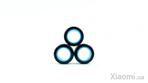Магнитные кольца FinGears Magnetic Rings Sets Size L Black-Blue (FG380LBLKBLU)