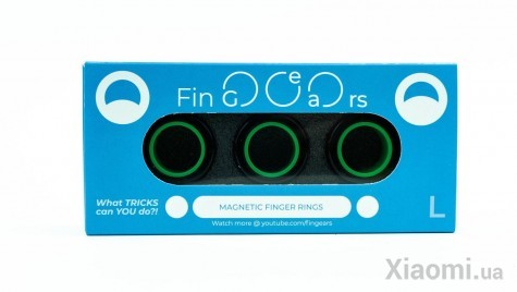 Магнитные кольца FinGears Magnetic Rings Sets Size L Black-Green (FG380LBLKGR)