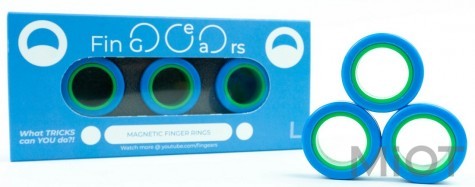 Магнітні кільця FinGears Magnetic Rings Sets Size L Blue-Green (FG380LBLUGR)