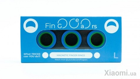 Магнитные кольца FinGears Magnetic Rings Sets Size L Blue-Green (FG380LBLUGR)