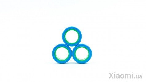 Магнитные кольца FinGears Magnetic Rings Sets Size L Blue-Green (FG380LBLUGR)