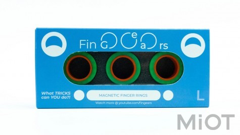 Магнітні кільця FinGears Magnetic Rings Sets Size L Green-Orange (FG380LGROR)