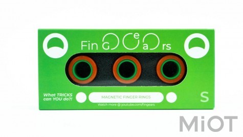 Магнітні кільця FinGears Magnetic Rings Sets Size S Orange-Green (FG380SORGR)