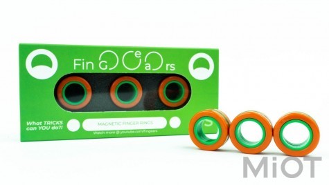 Магнітні кільця FinGears Magnetic Rings Sets Size S Orange-Green (FG380SORGR)