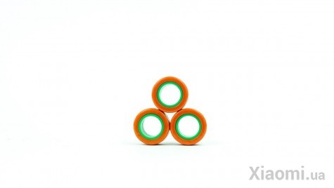 Магнитные кольца FinGears Magnetic Rings Sets Size S Orange-Green (FG380SORGR)