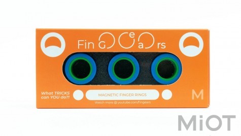 Магнітні кільця FinGears Magnetic Rings Sets Size M Blue-Green (FG380MBLUGR)