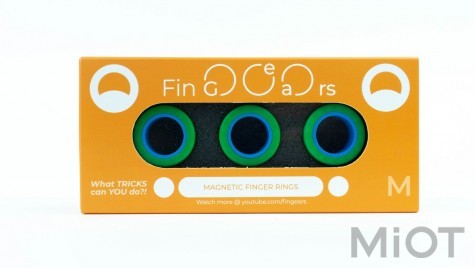 Магнітні кільця FinGears Magnetic Rings Sets Size M Green-Blue (FG380MGRBLU)